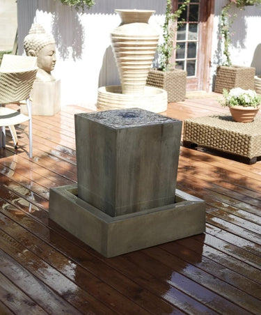 Obtuse Garden Water Fountain- Gist Fountains